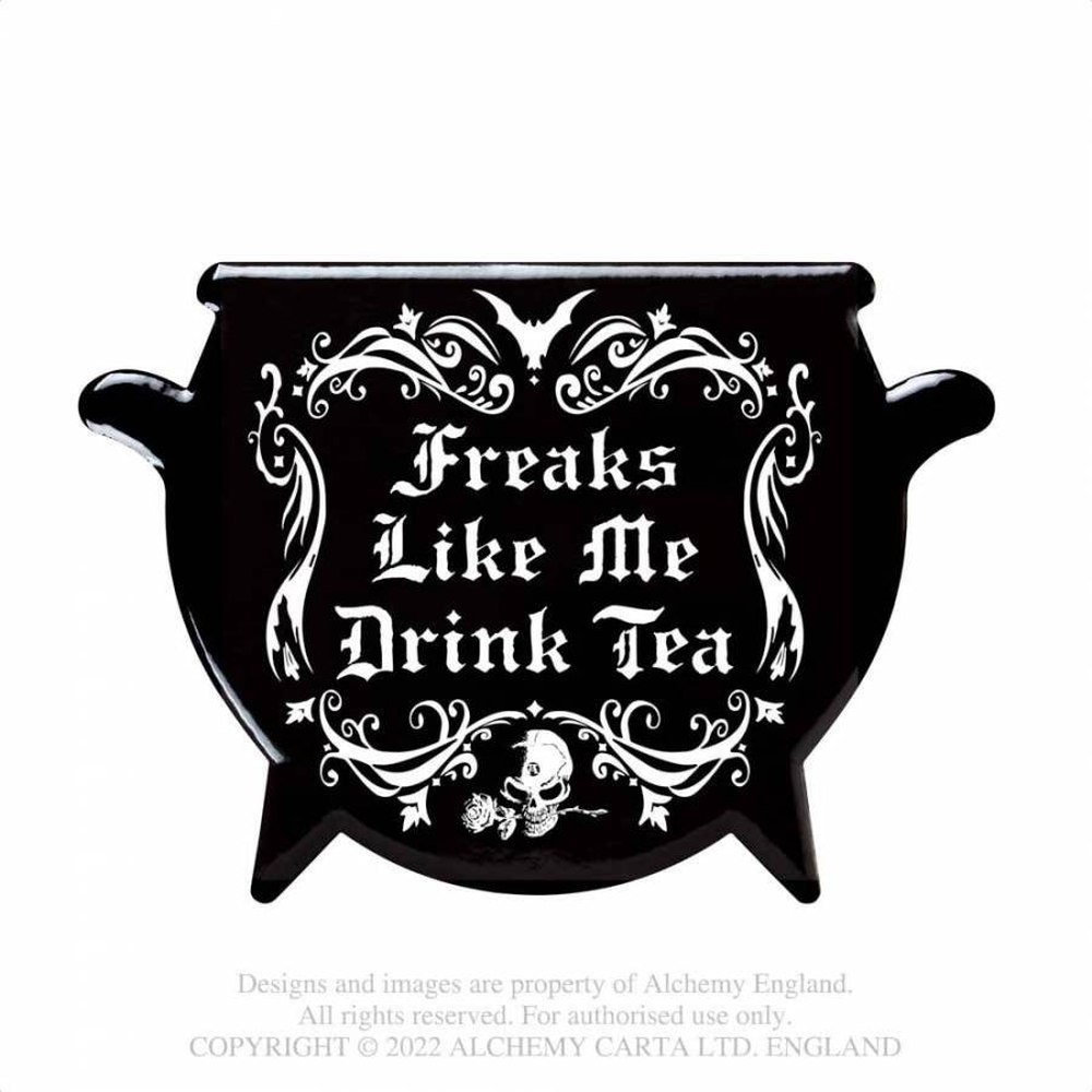 Alchemy - Freaks Like Me Coaster - Black/White
